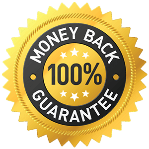 100% money back guarantee